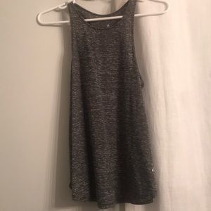 Gray adidas high neck tank